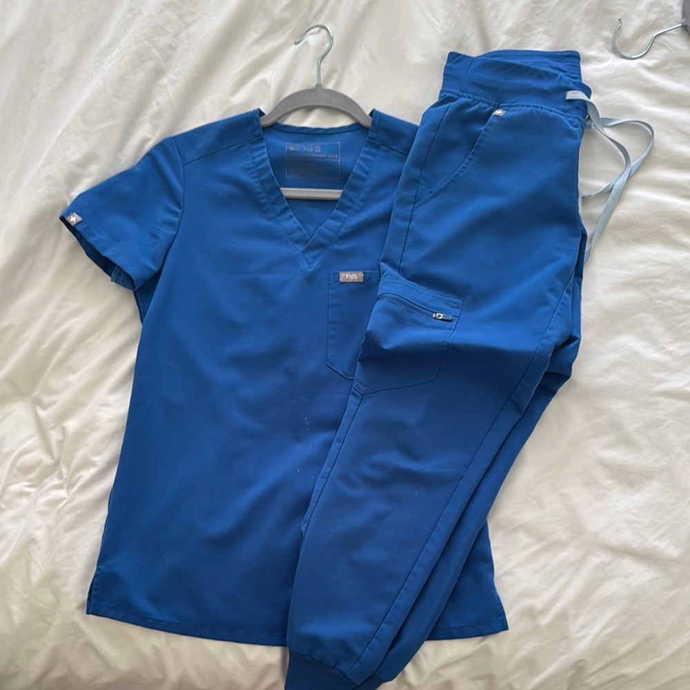 Blue Scrub Set
